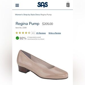 SAS Regina Pump - Tan